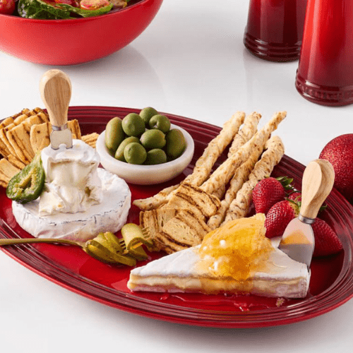 Plato Oval para Servir Cereza Le Creuset - Good Kitchen