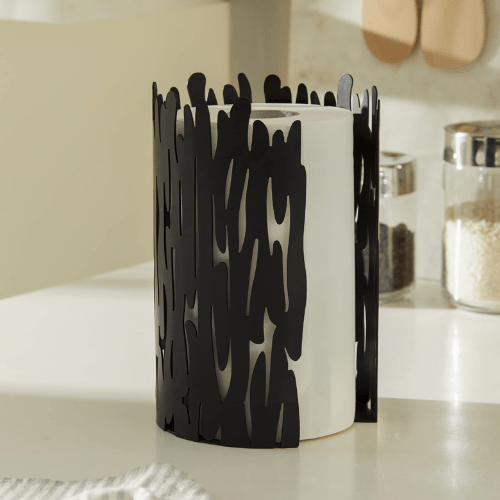 Porta Rollos Barkoll Negro Mate Alessi - Good Kitchen