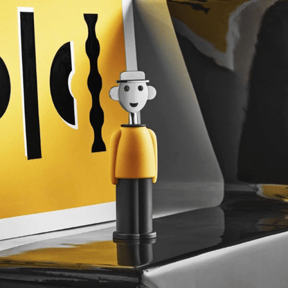 Sacacorchos Alessi Alessandro M Amarillo y Negro - Good Kitchen