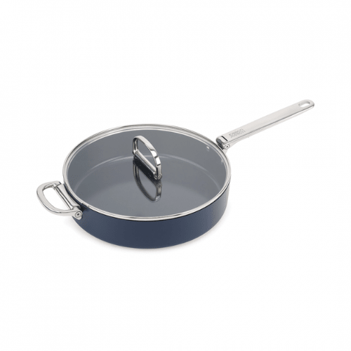 Sartén con Recubrimiento Cerámico y Mango Plegable 28 cm | Con Tapa - Good Kitchen
