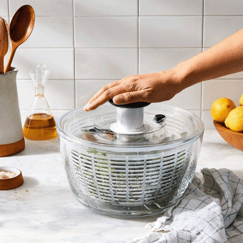 Secador de Ensalada (Spinner) de Vidrio Oxo - Good Kitchen