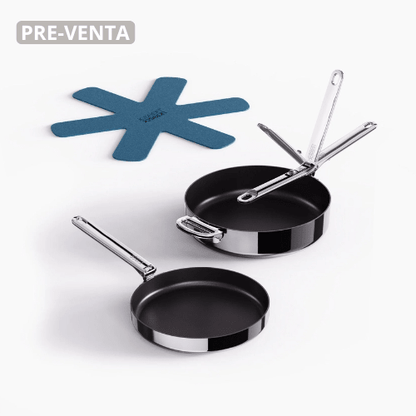 Set de 2 Sartenes de Acero con Recubrimiento Cerámico - Good Kitchen