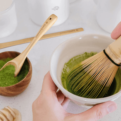 Batidor Set té matcha Bamboo Worx