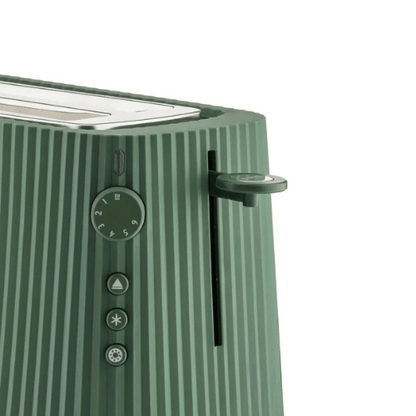 Tostadora Plisada 2 Rebanadas Largas Verde Alessi - Good Kitchen