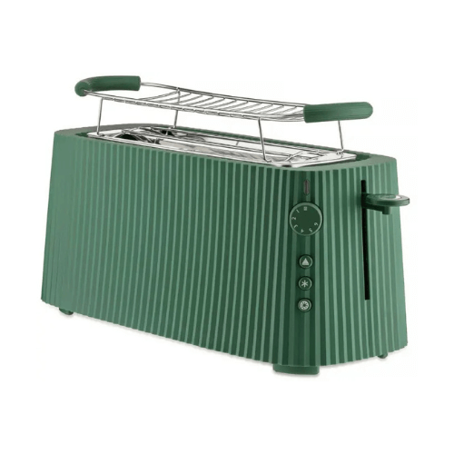 Tostadora Plisada 2 Rebanadas Largas Verde Alessi - Good Kitchen