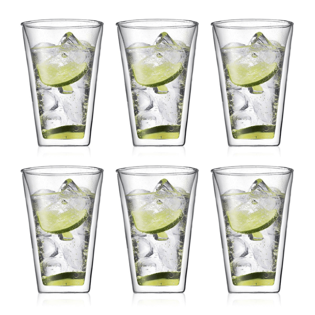 Set 6 vasos large doble pared, Bodum Canteen