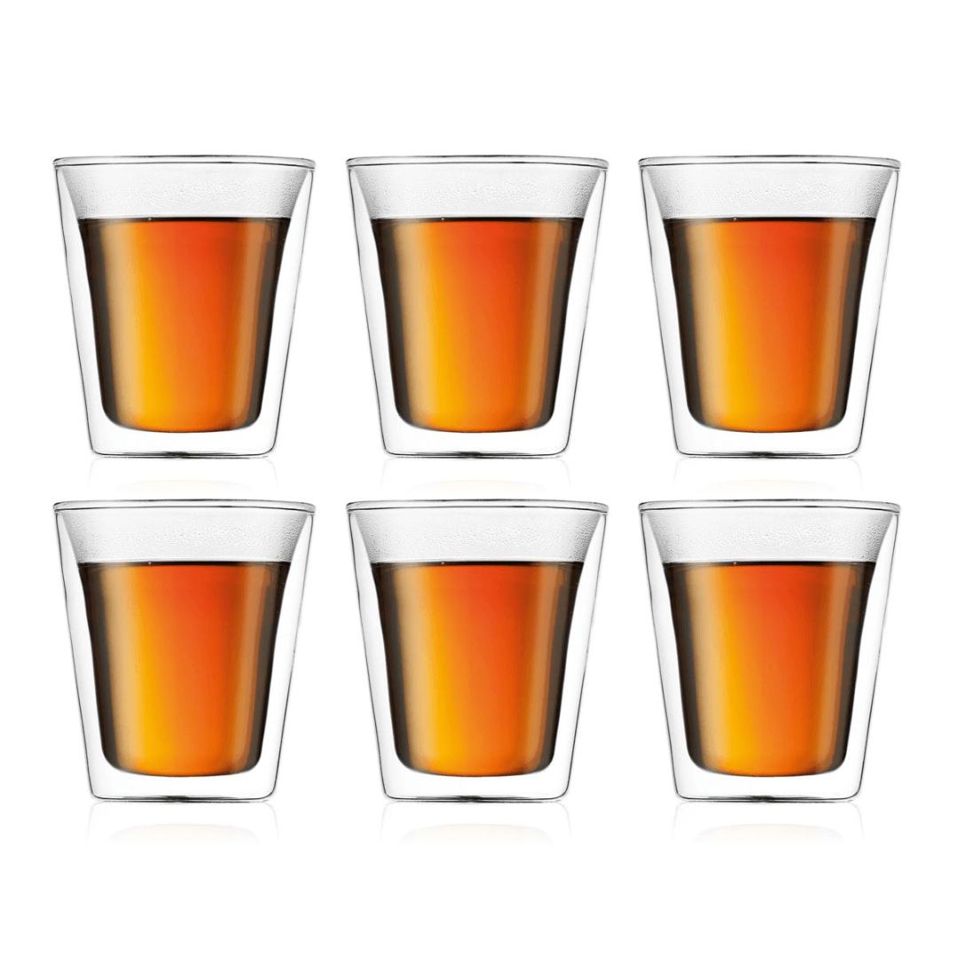 Set 6 vasos medium doble pared, Bodum Canteen