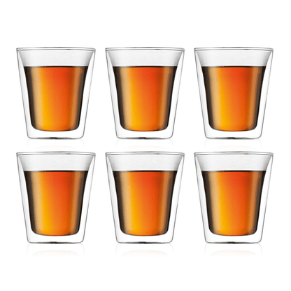 Set 6 vasos medium doble pared, Bodum Canteen