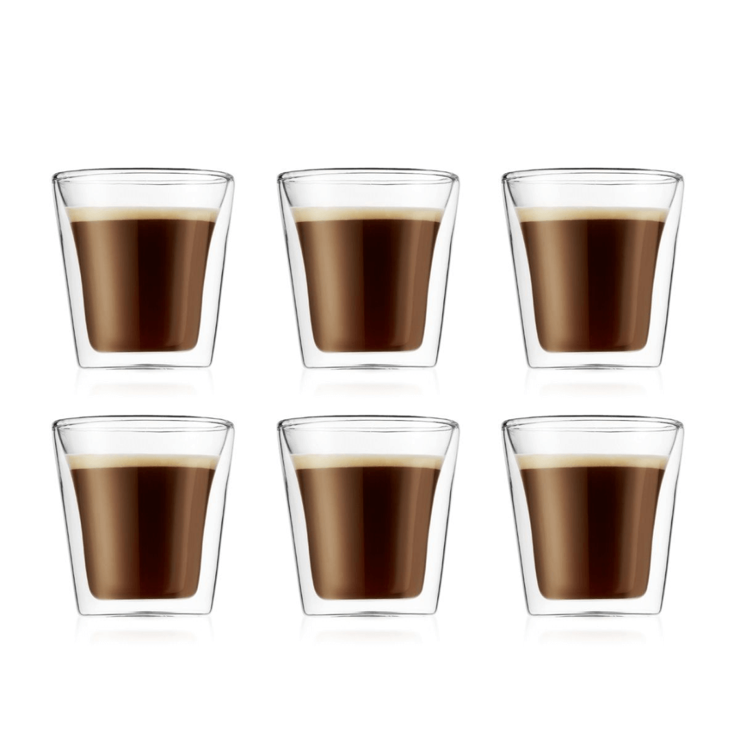 Set 6 vasos small doble pared, Bodum Canteen